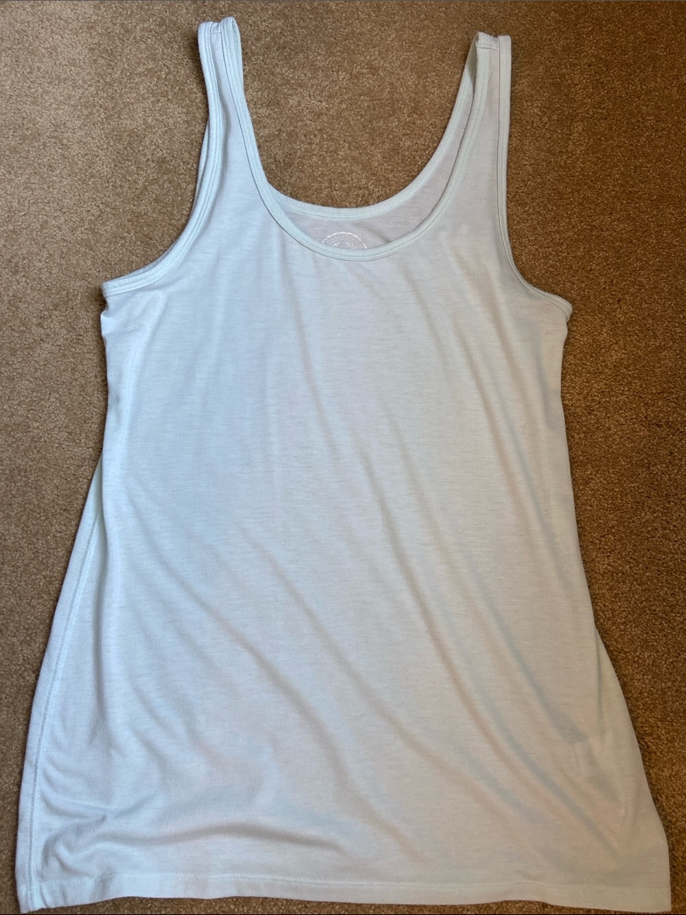 SO Light Blue Women's Scoop Neck Tank Top - Lightweight Staple -juniors